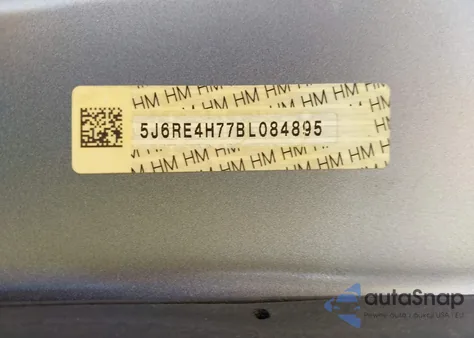 2011 Honda Cr-V Ex-L из США, поврежденный, VIN 5J6RE4H77BL084895